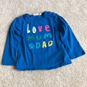 🦋FREE SHIP $50🦋 MEXX Blue Tee 12-18